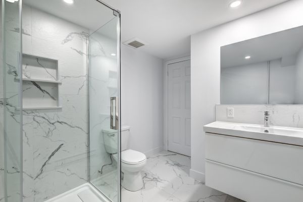 Basement Bathroom Installation in Bismarck